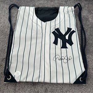 New York Yankees Jeter Pinstripe Drawstring Bag